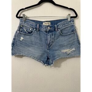 MADEWELL The Low rise boyfriend shorts size 26